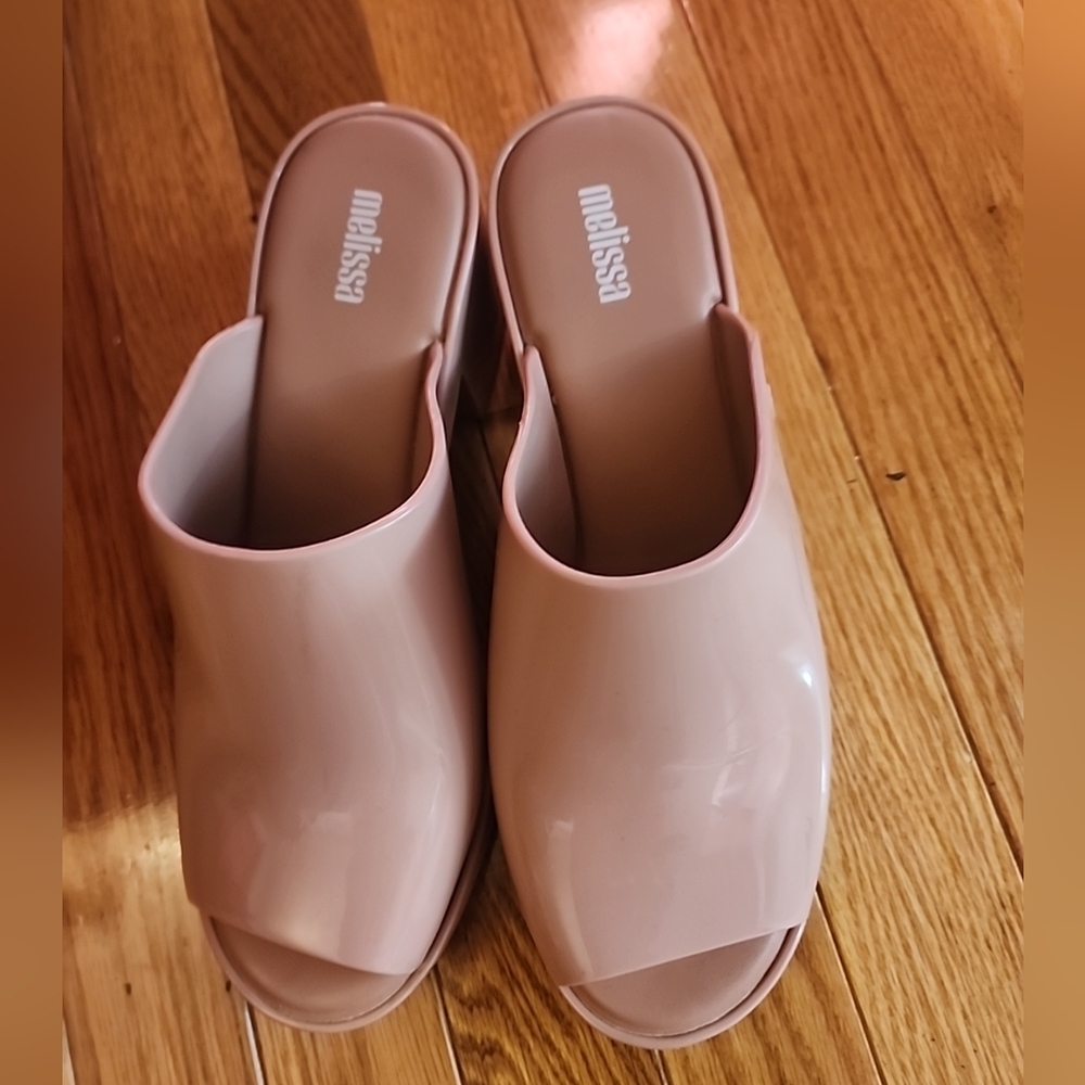 Melissa Women's Blush Pink Slip-On Mules size 9